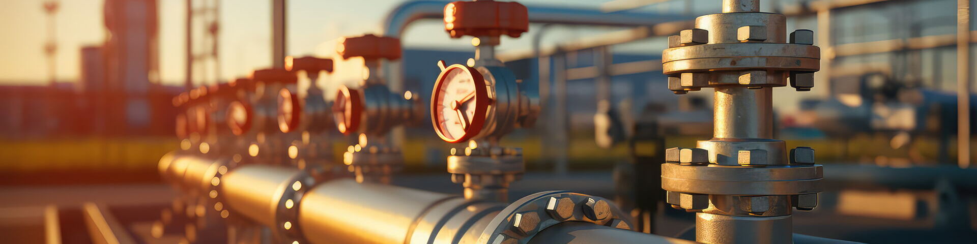 Das Motiv zeigt eine Gasleitung.